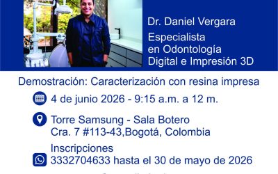 Jornada Académica: FLUJO DIJITAL CON RESINA 3D PARA PARA LA ODONTOLOGÍA DEL DÍA A DÍA